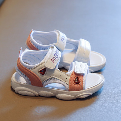 Dječje kožne sandale sa naljepnicama za djevojčice i dječake