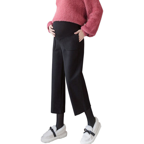 Γυναικείο μοντέρνο παντελόνι με τσέπες για έγκυες γυναίκες