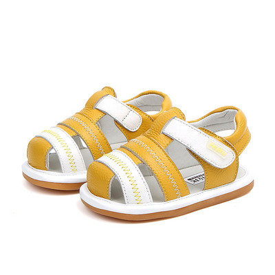 Παιδικά δερμάτινα σανδάλια με στερέωση velcro