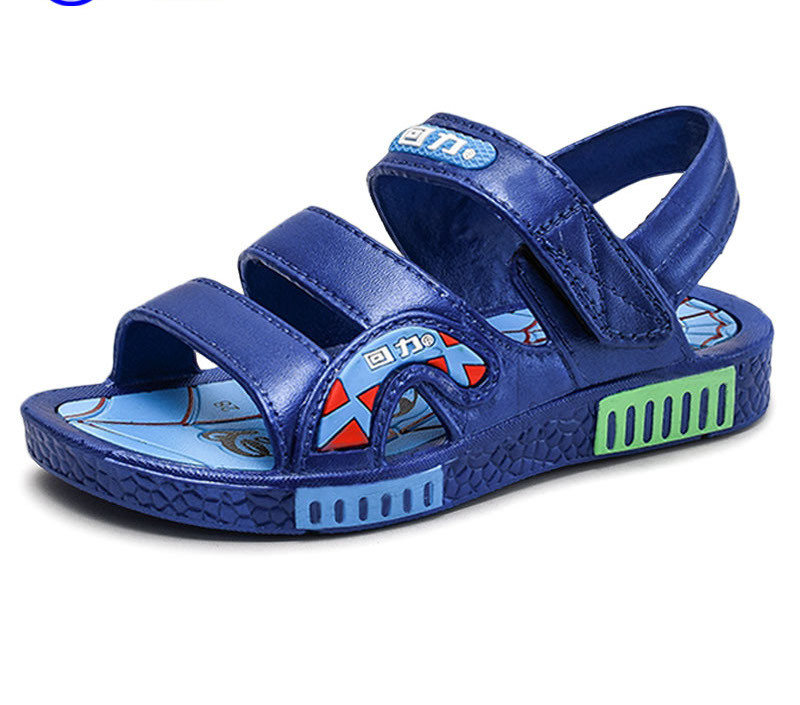 Καθημερινά έκο δερμάτινα σανδάλια από faux με στερέωση velcro