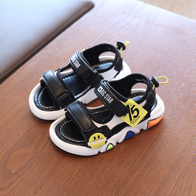 Dječje sandale sa naljepnicama za dječake i ukrasnim emotikonima