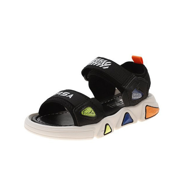 Dječje ležerne sandale sa zakrpama i ravnim potplatom