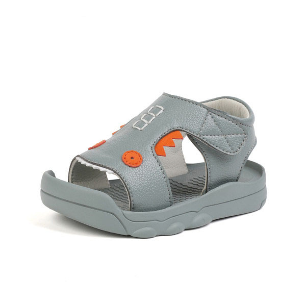 Dječje sandale od umjetne kože na čičak za dječake