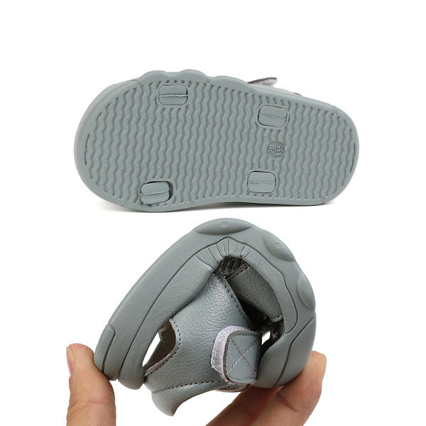 Dječje sandale od umjetne kože na čičak za dječake