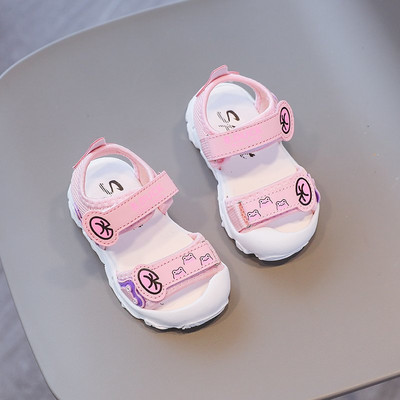 Vaikiškos basutės su guminiais padais mergaitėms ir berniukams