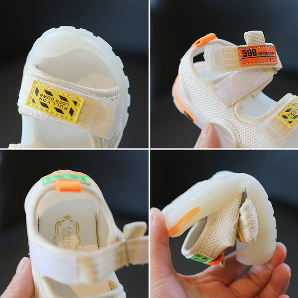 Ležerne dječje sandale na čičak