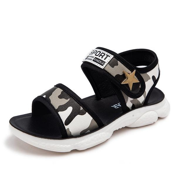 Dječje ljetne sandale s maskirnim uzorkom
