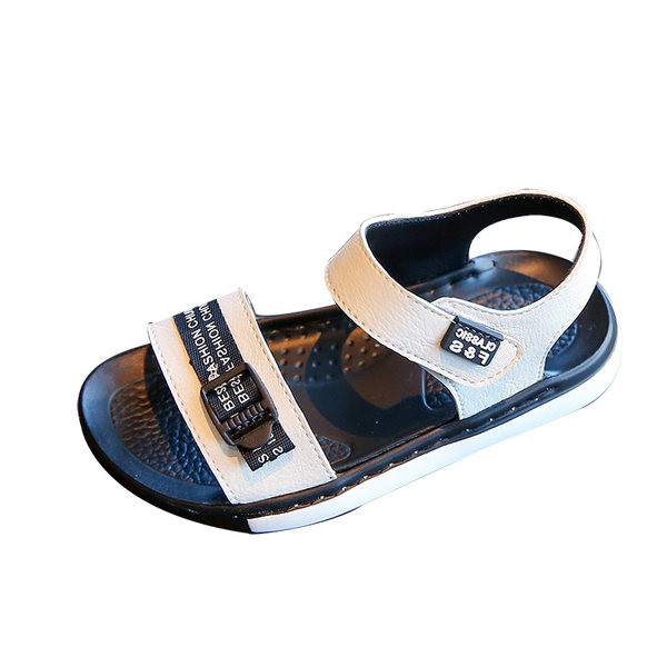 Dječje ljetne sandale od eko kože sa natpisima