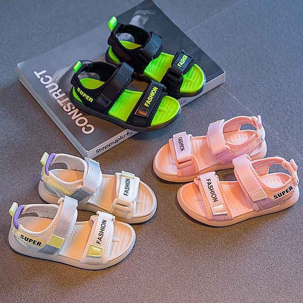 Ležerne sandale sa natpisom - za dječake