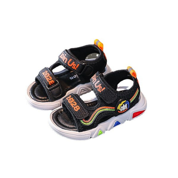 Dječje tekstilne sandale sa naljepnicama za dječake