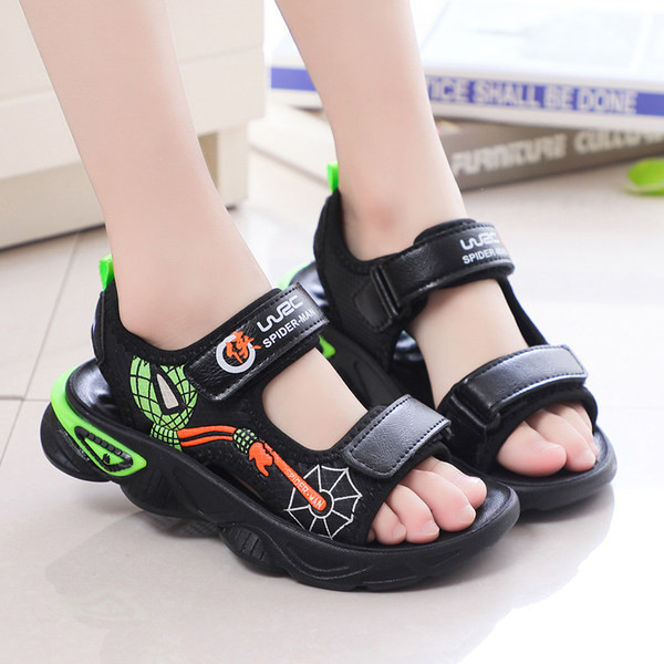 Dječje sandale s printom u boji i čičkom