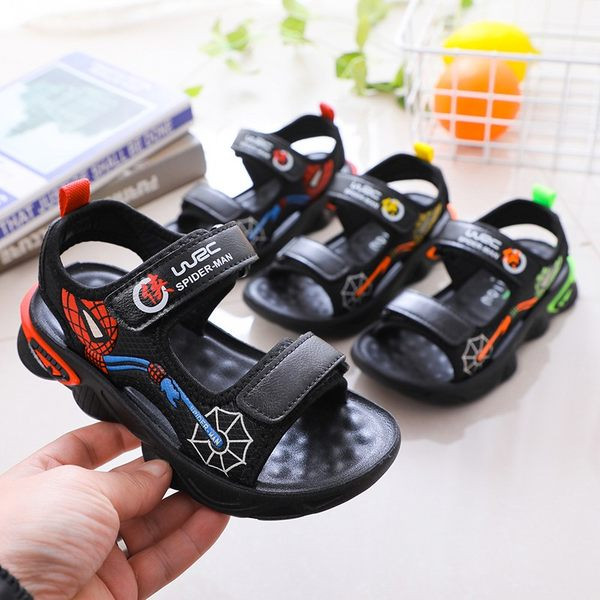 Dječje sandale s printom u boji i čičkom