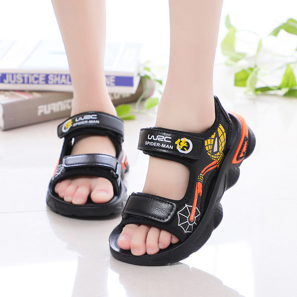 Dječje sandale s printom u boji i čičkom