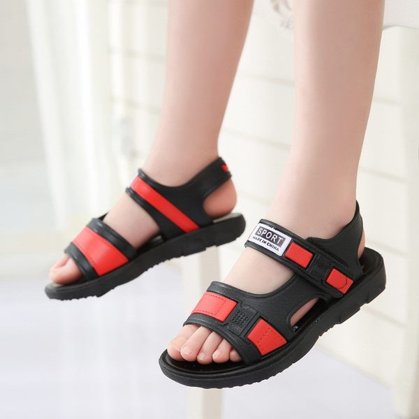 Gumene dječje sandale za dječake sa naljepnicama pogodne za plažu