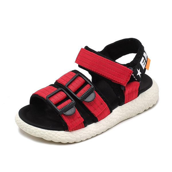 Υφαντικά σανδάλια καλοκαιρινά για αγόρια με πλαστικά κλιπ