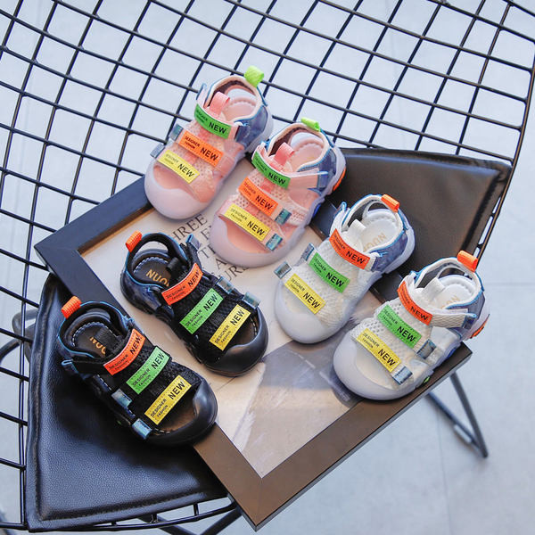 Ležerne dječje sandale na čičak i mekani potplat