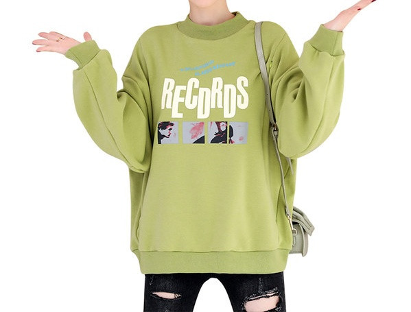 Γυναικεία μπλούζα με απλικέ και οβάλ ντεκολτέ για έγκυες γυναίκες