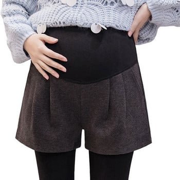 Стилен дамски къс панталон за бременни жени