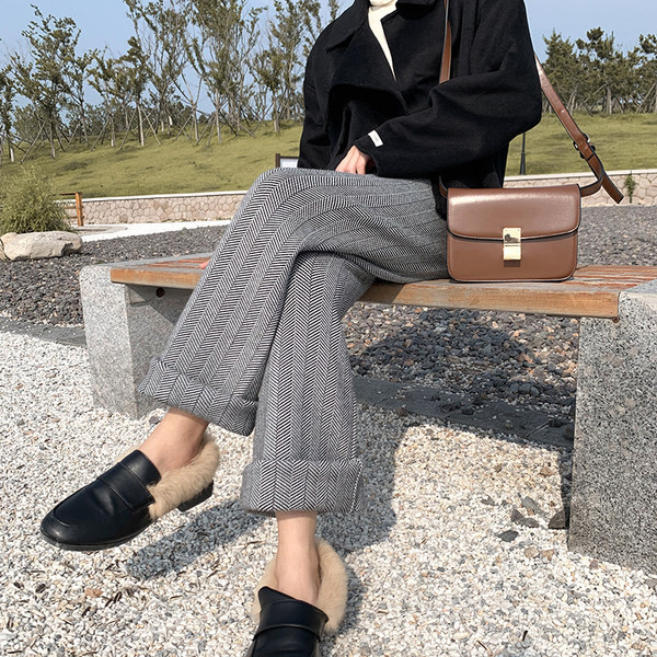 Elegantni ženski široki model hlača za trudnice