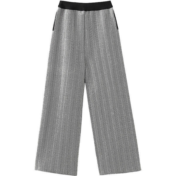 Elegantni ženski široki model hlača za trudnice