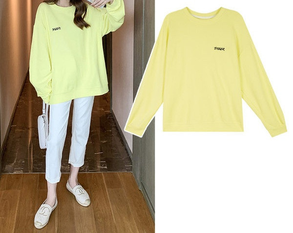 Καθημερινή μακρά φαρδιά μπλούζα για έγκυες γυναίκες