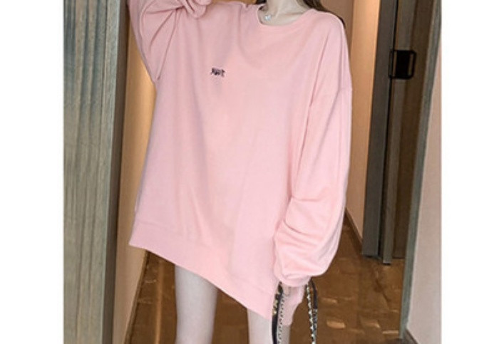 Καθημερινή μακρά φαρδιά μπλούζα για έγκυες γυναίκες