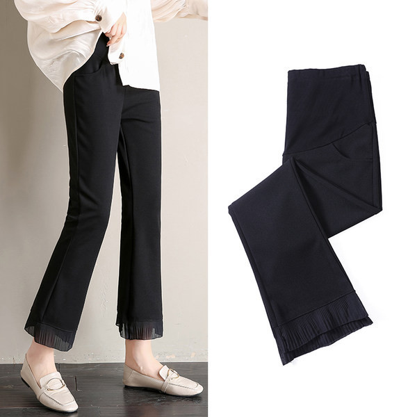 Μοντέρνο γυναικείο παντελόνι ίσιο μοντέλο για έγκυες γυναίκες