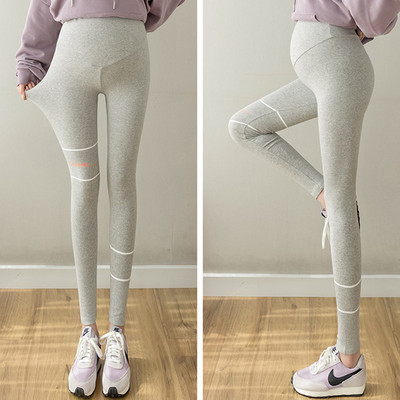 Ženske moderne tajice sa natpisom za trudnice