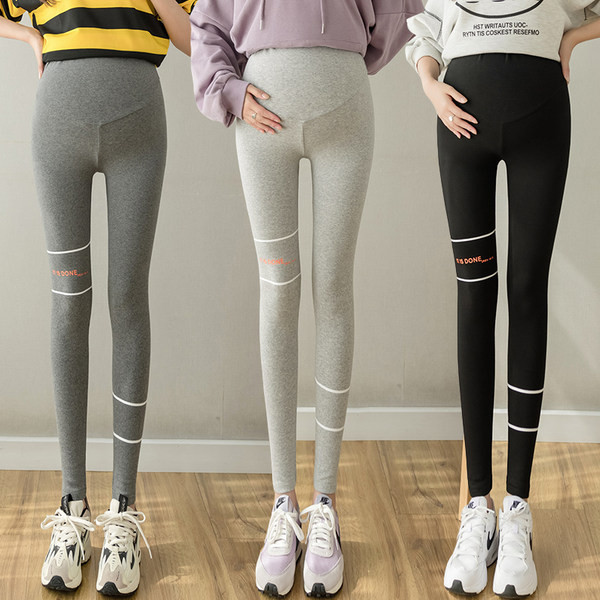 Ženske moderne tajice sa natpisom za trudnice