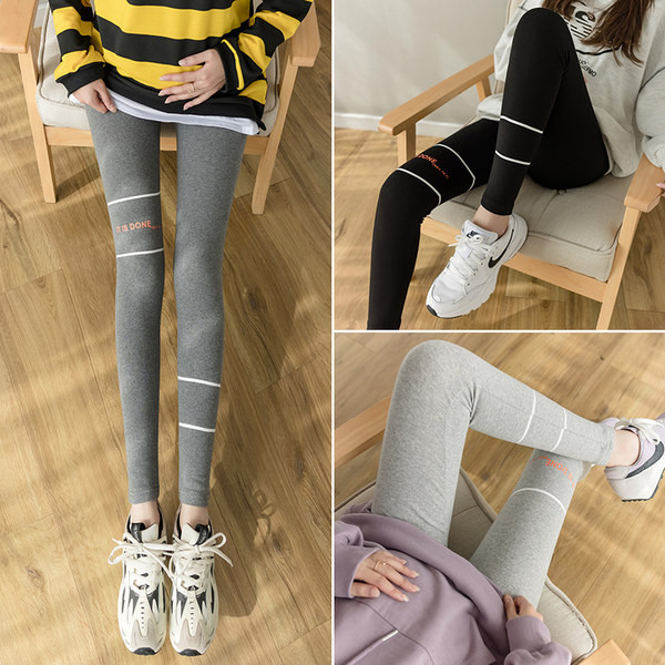 Ženske moderne tajice sa natpisom za trudnice