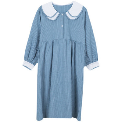 Γυναικείο φαρδύ φόρεμα με μακριά μανίκια για έγκυες γυναίκες