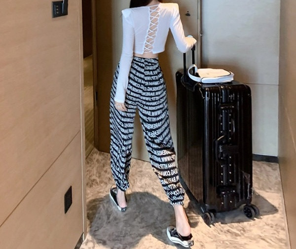 Ženske ležerne duge hlače za trudnice