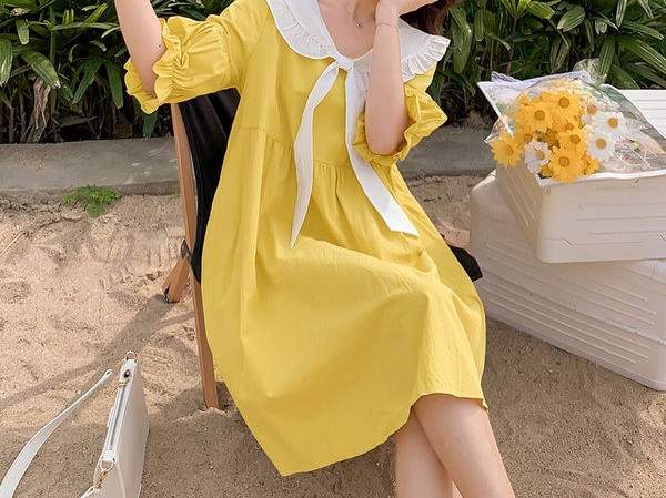 Plati moteriška aktuali suknelė nėščiosioms