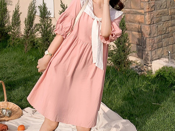 Plati moteriška aktuali suknelė nėščiosioms