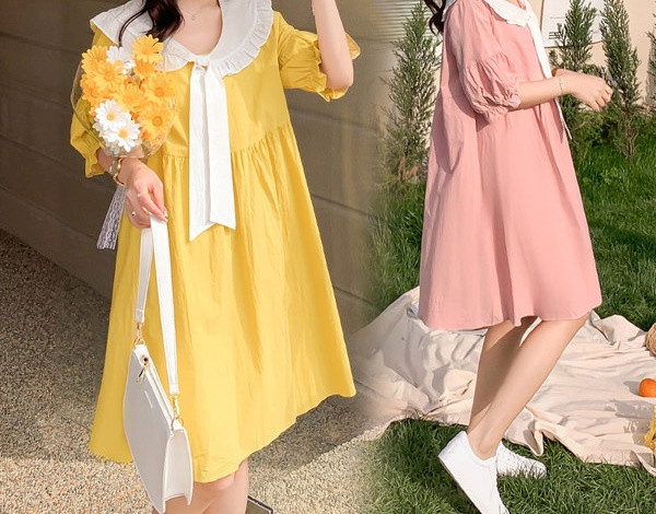 Plati moteriška aktuali suknelė nėščiosioms