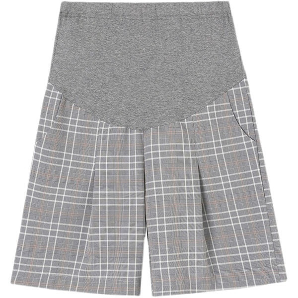 Γυναικεία σορτς καρό για έγκυες γυναίκες