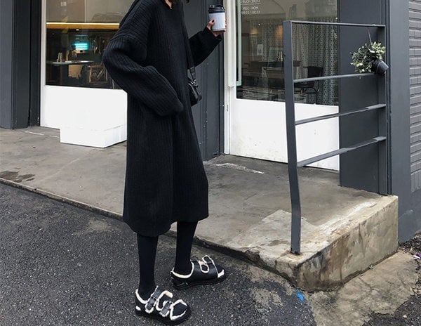 Ženska ležerna haljina ravnog običnog modela za trudnice