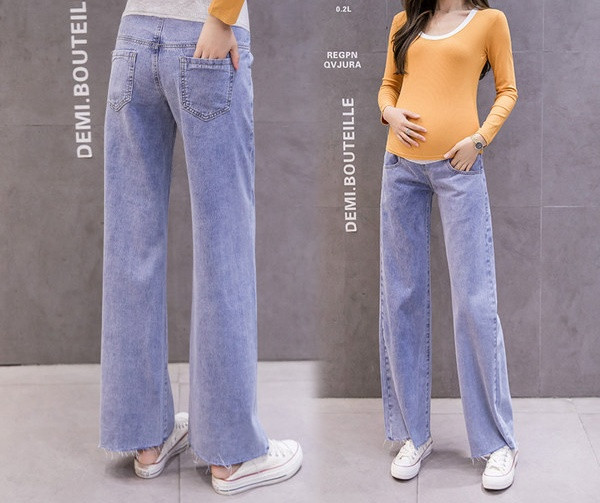 Γυναικείο τζιν φαρδιά μοντέλο για έγκυες γυναίκες