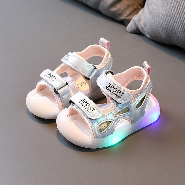 Svjetleće dječje sandale sa naljepnicama za djevojčice i dječake