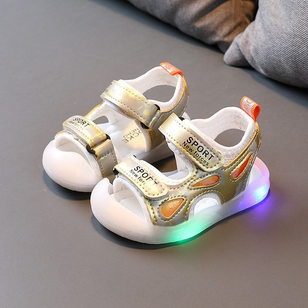 Svjetleće dječje sandale sa naljepnicama za djevojčice i dječake
