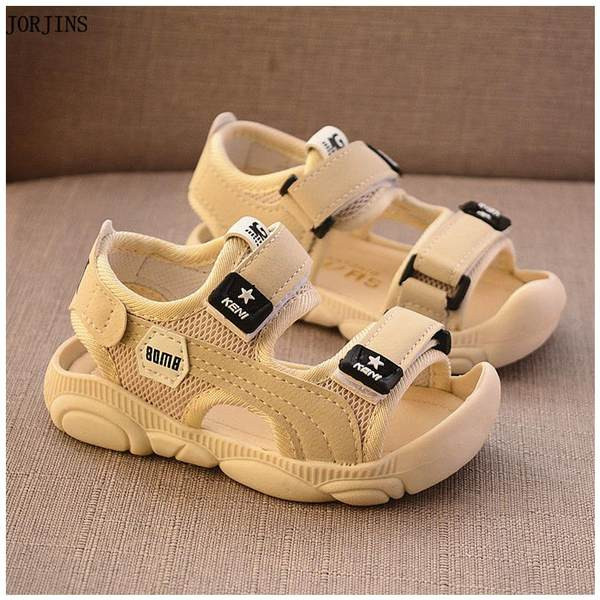 Dječje sandale za dječake sa čičkom i natpisom