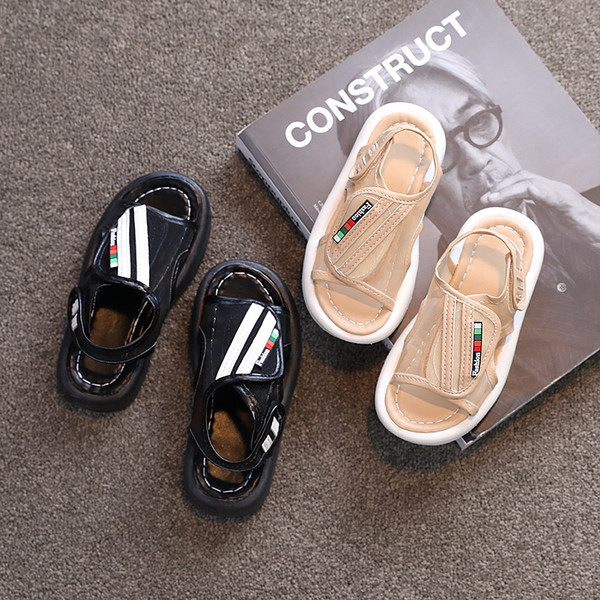 Aktualne dječje sandale sa čičak zakrpama za dječake