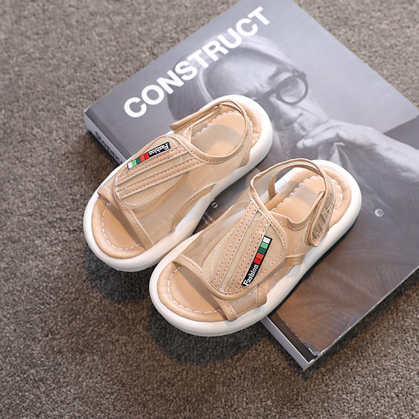 Aktualne dječje sandale sa čičak zakrpama za dječake