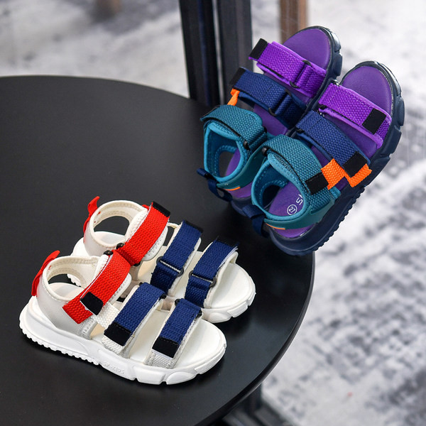 Dječje sandale na čičak u tri boje