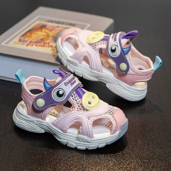 Dječje sandale za dječake s trakom i mrežicom