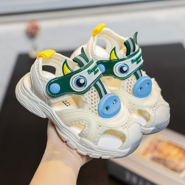 Dječje sandale za dječake s trakom i mrežicom