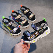 Dječje sandale sa naljepnicama i natpisom za dječake - u dvije boje
