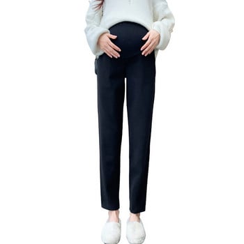 Γυναικείο ίσιο μακρύ παντελόνι για έγκυες γυναίκες