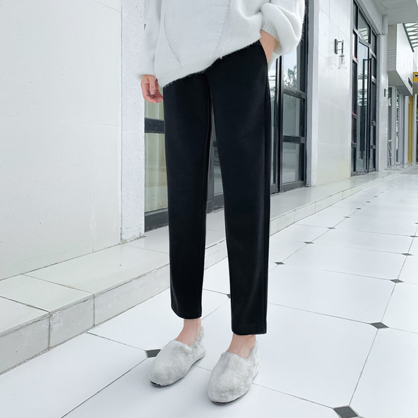 Γυναικείο ίσιο μακρύ παντελόνι για έγκυες γυναίκες