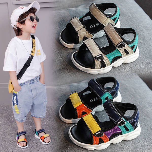 Dječje sandale za dječake od eko kože i čičak trake